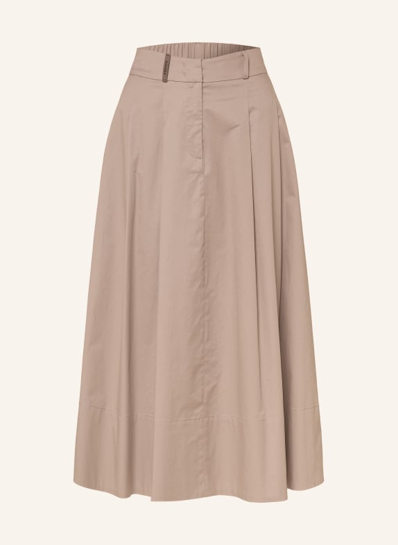 PESERICO skirt LIGHT BROWN