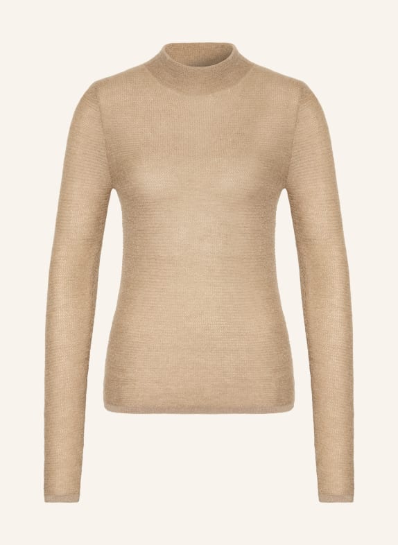 TIGER OF SWEDEN ELLIE sweater with mohair LIGHT BROWN