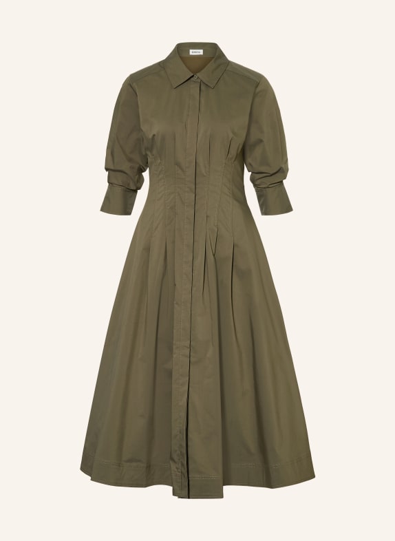 SIMKHAI Hemdblusenkleid JAZZ mit 3/4-Arm KHAKI