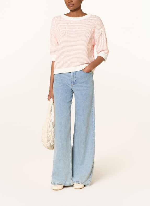 darling harbour Strickbluse white / apricot
