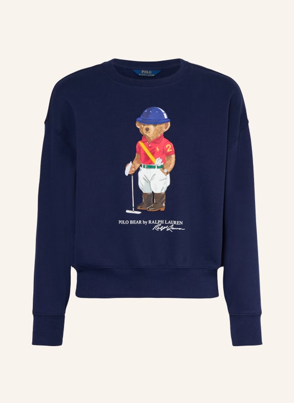 POLO RALPH LAUREN Sweatshirt DUNKELBLAU / ROT / WEISS