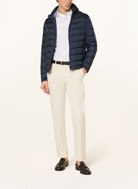 PAUL & SHARK Lichtgewicht donsjack met afneembare capuchon DONKERBLAUW