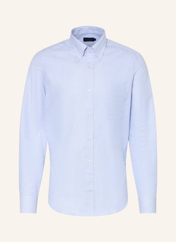 PAUL & SHARK Hemd SOFFIO Regular Fit WEISS / HELLBLAU