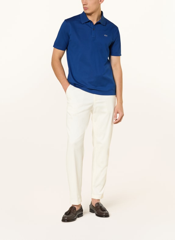 PAUL & SHARK Piqué poloshirt BLAUW / WIT