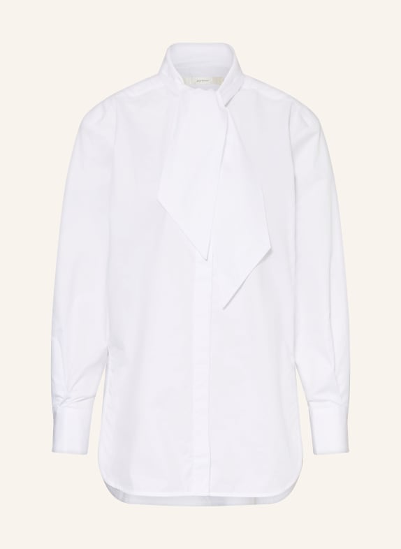 InWear CAPELLAIW shirt blouse with bow tie WHITE