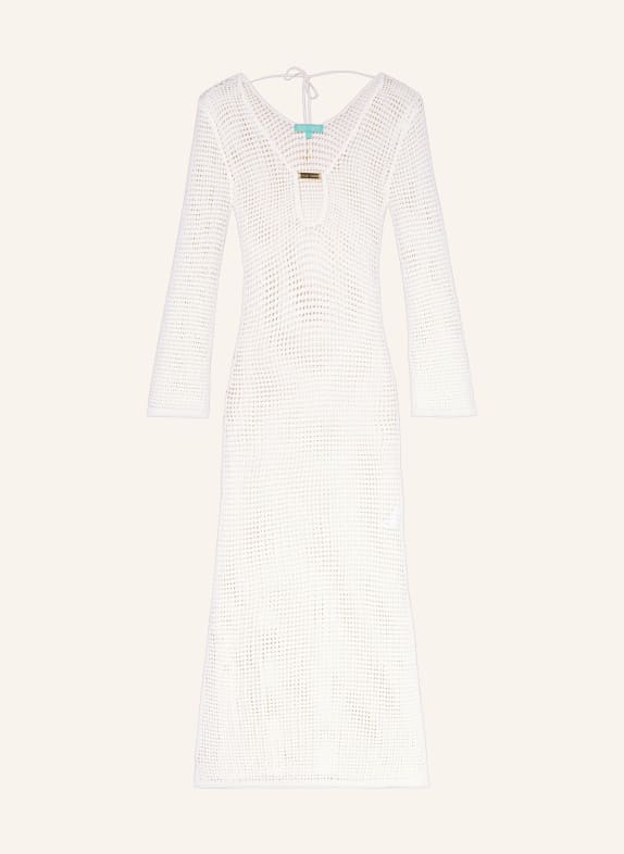 MELISSA ODABASH Sukienka plażowa CASEY z wycięciem ECRU