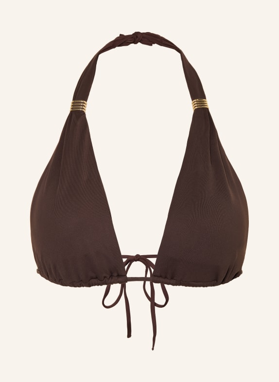 MELISSA ODABASH Neckholder-Bikini-Top GRENADA BRAUN