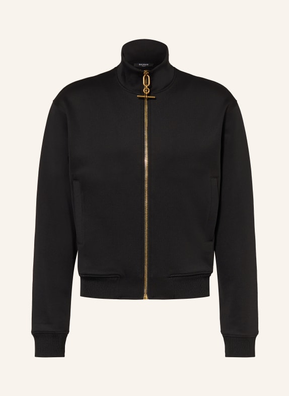 BALMAIN sweat jacket BLACK