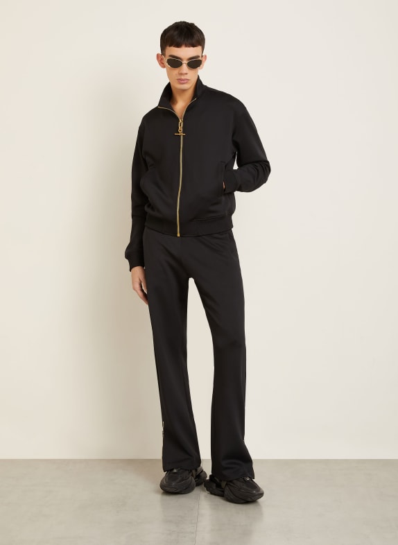 BALMAIN sweatjack ZWART
