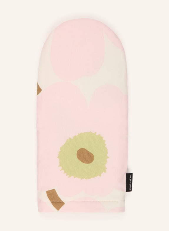 marimekko Ofenhandschuh ROSA / CREME / HELLGRÜN