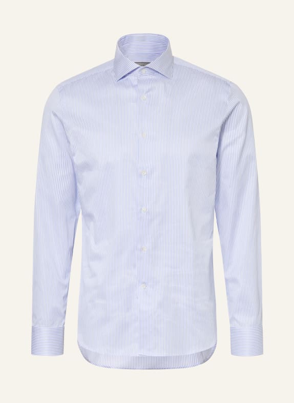 CANALI Hemd Slim Fit HELLBLAU / WEISS