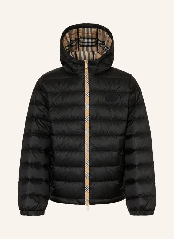 BURBERRY Lightweight-Daunenjacke HENRY SCHWARZ / SCHWARZ