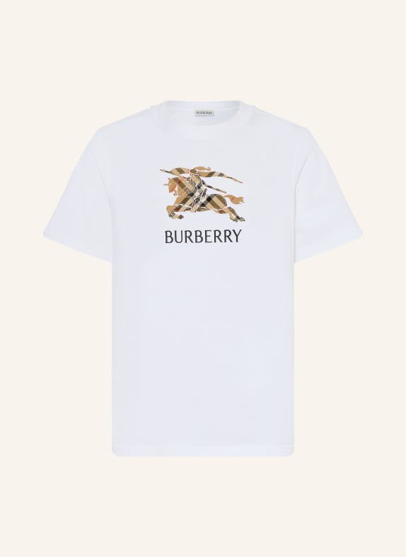 BURBERRY T-shirt WHITE / BEIGE / BLACK