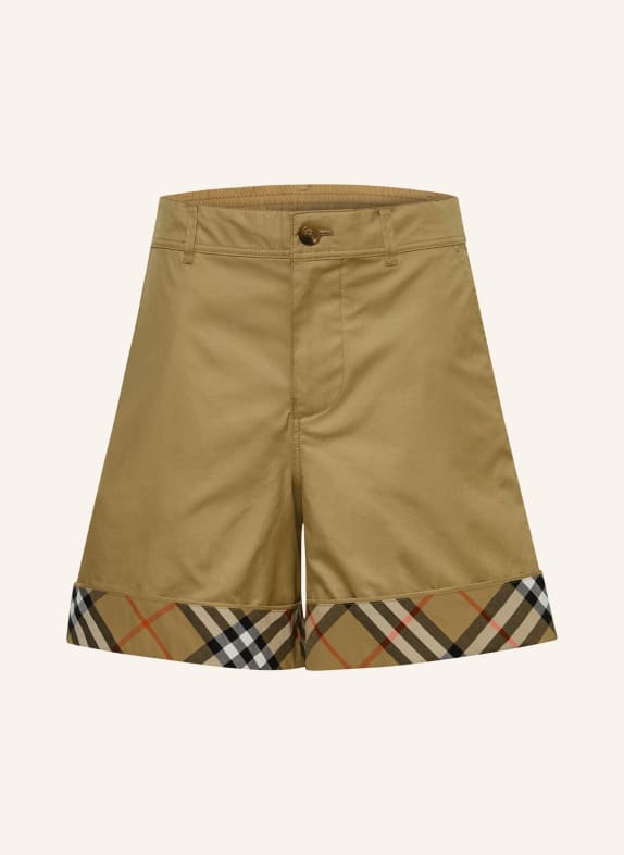 BURBERRY OSCAR shorts BEIGE / RED / BLACK