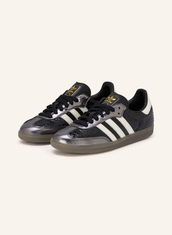 adidas Originals Sneaker SAMBA OG SCHWARZ / PLATIN / WEISS