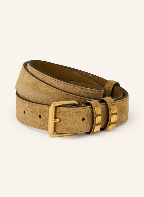 VALENTINO GARAVANI Ledergürtel KHAKI