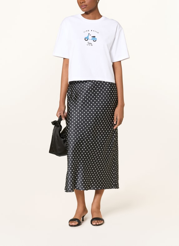darling harbour T-Shirt mit Schmuckperlen WHITE