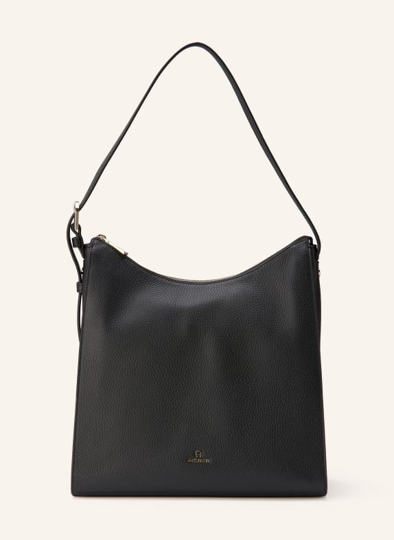 AIGNER IVY LARGE drawstring bag BLACK