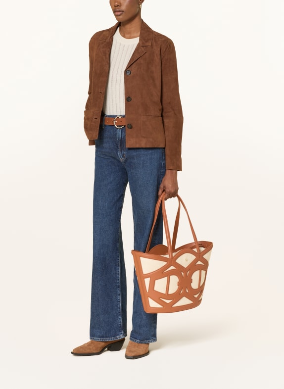 AIGNER Shopper AZZURRA COGNAC / CREME
