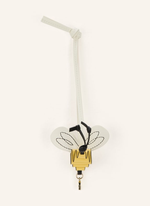 AIGNER Bag charm BEE CREAM / YELLOW