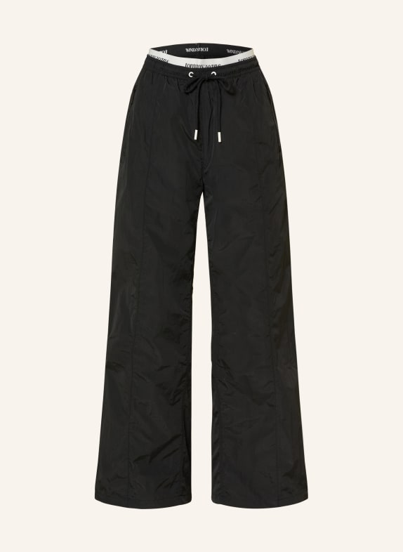 TOMMY JEANS Track Pants SCHWARZ / WEISS
