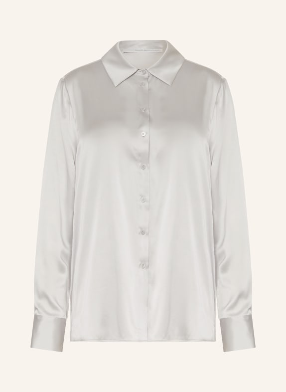 HERZEN'S ANGELEGENHEIT Hedvábná košile STŘÍBRNÁ