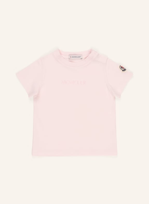 MONCLER enfant koszulka JASNORÓŻOWY
