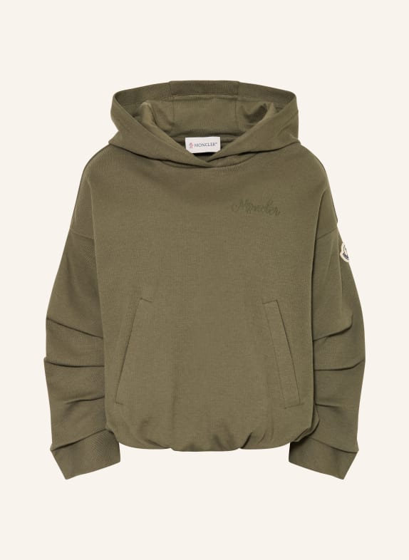 MONCLER enfant sweat à capuche OLIVE