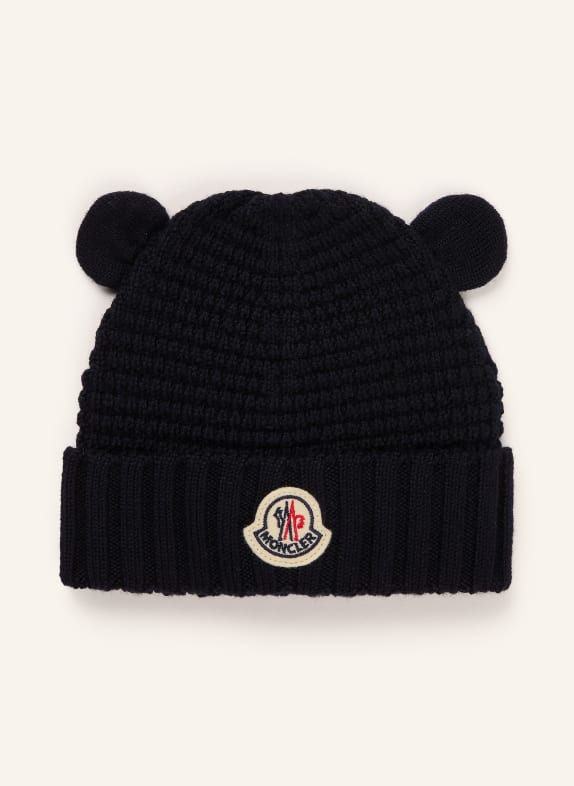 MONCLER enfant czapka GRANATOWY