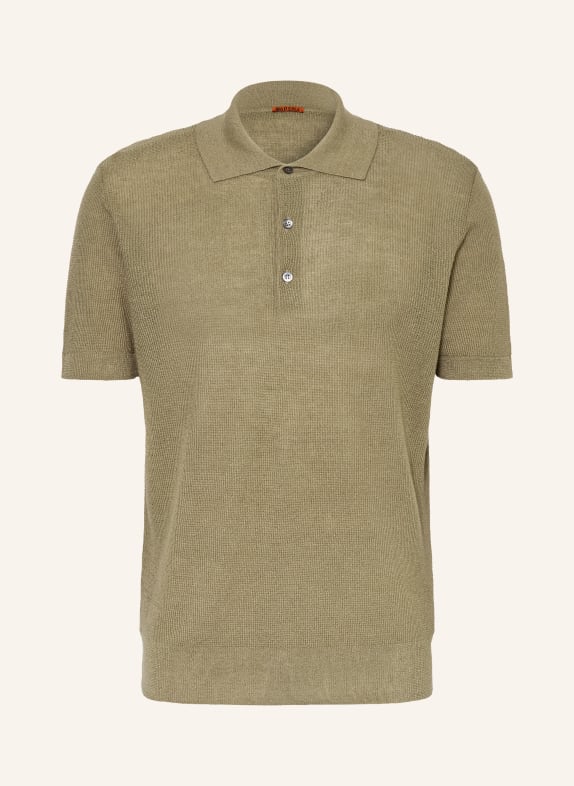BARENA VENEZIA RISADA knitted polo shirt OLIVE