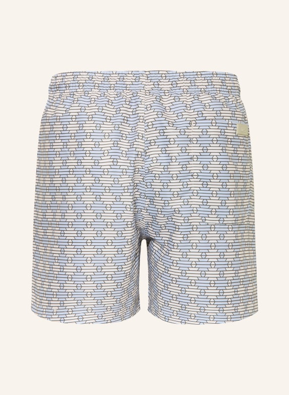 OAS Zwemshort FORTI CRÈME / OLIJF / LICHTBLAUW