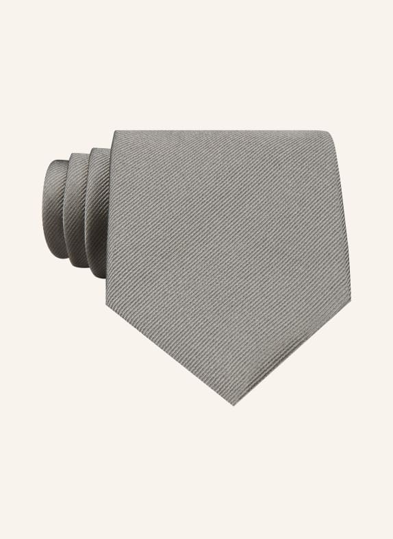 BOSS silk tie GRAY