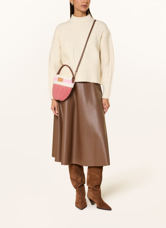 LONGCHAMP Umhängetasche LE PLIAGE HELLROT / GOLD / BRAUN