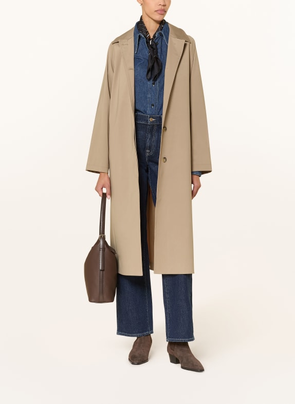 HARRIS WHARF LONDON Trenchcoat HELLBRAUN