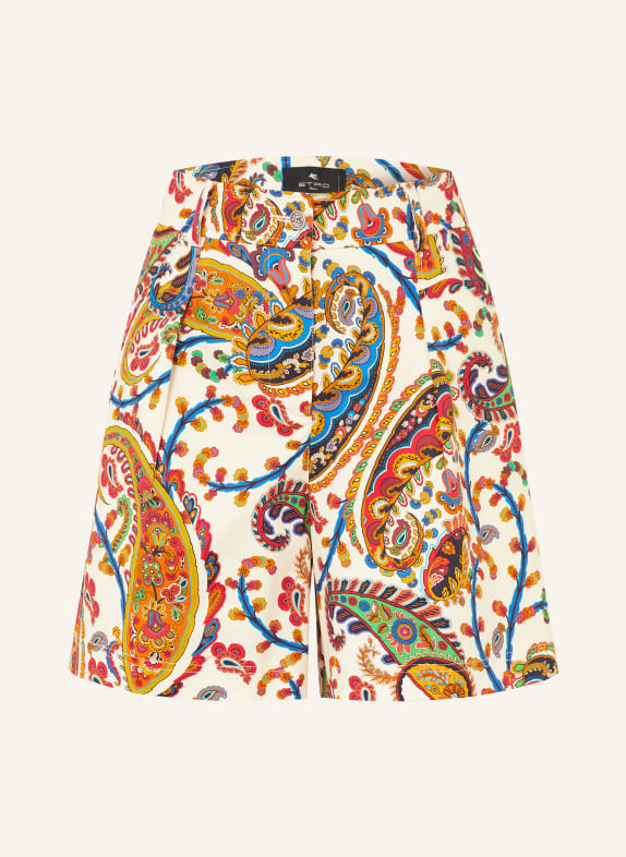 ETRO Shorts CREME / ORANGE / BLAU