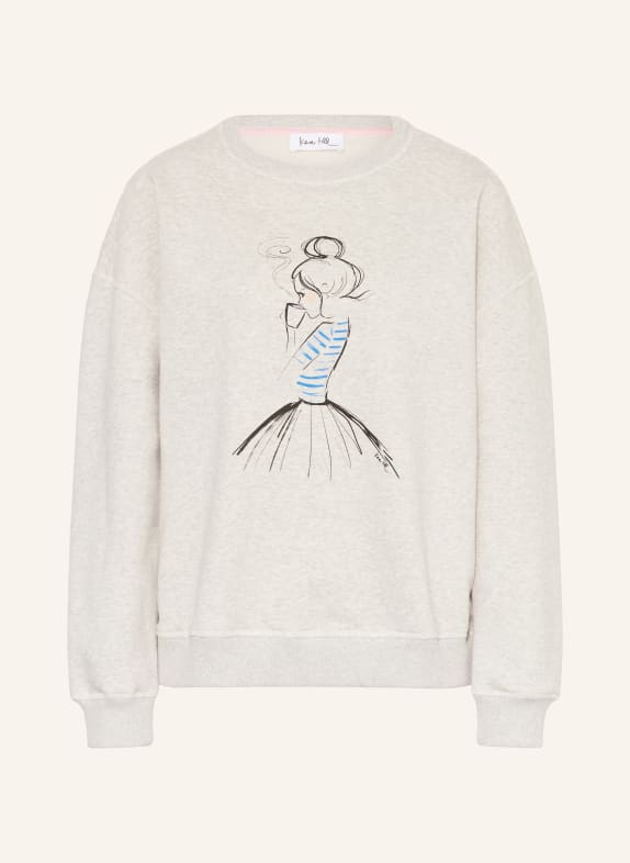 kera till Sweatshirt COFFEE GRAU