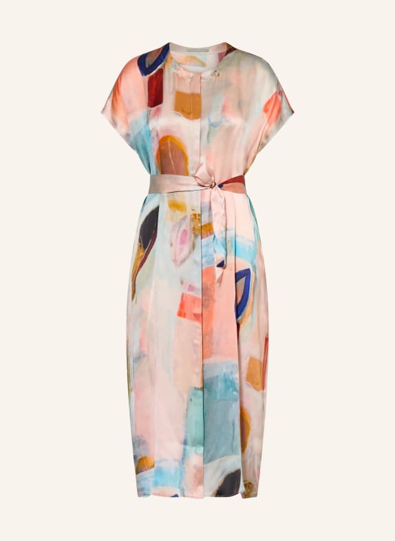 (THE MERCER) N.Y. dress ROSE / DARK ORANGE / TEAL