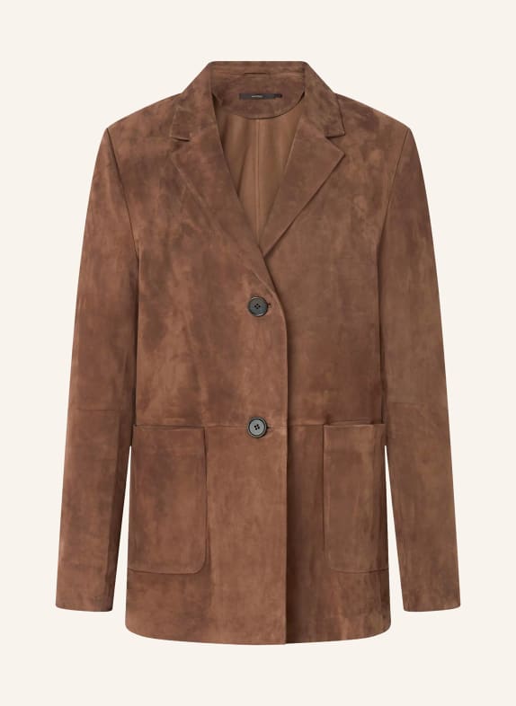 windsor. leather blazer COGNAC