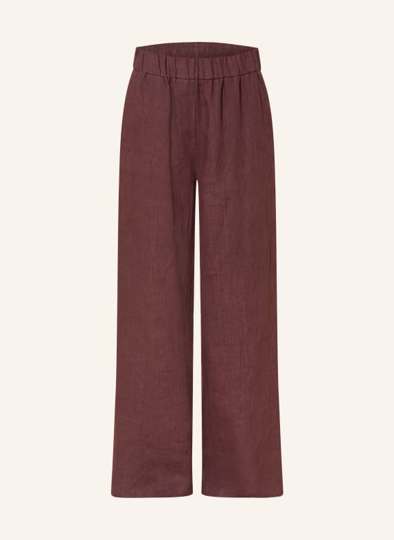 darling harbour Leinenhose PLUM
