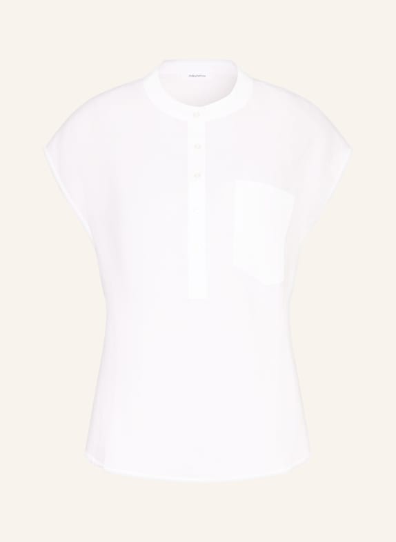 darling harbour Blusenshirt aus Leinen WHITE