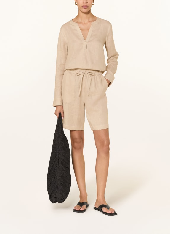 van Laack Blouse VL-PONNY-BR van linnen BEIGE