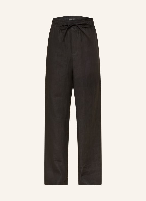 van Laack Leinenhose VL-HELENA-BR SCHWARZ