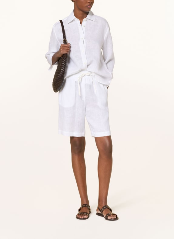 van Laack Leinenshorts VL-HELEAS-BR WEISS