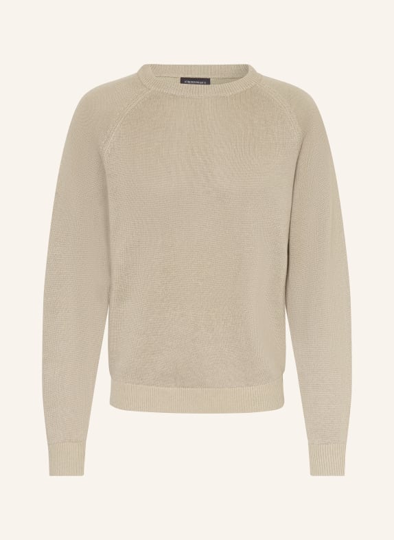 STROKESMAN'S Svetr s lnem KHAKI