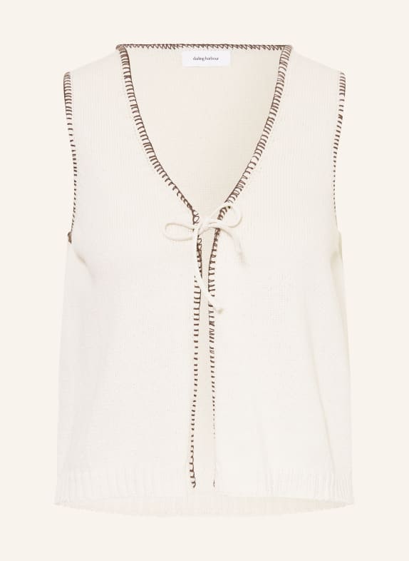 darling harbour Strickweste CREME