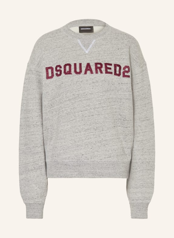 DSQUARED2 sweatshirt GRAY / DARK PURPLE