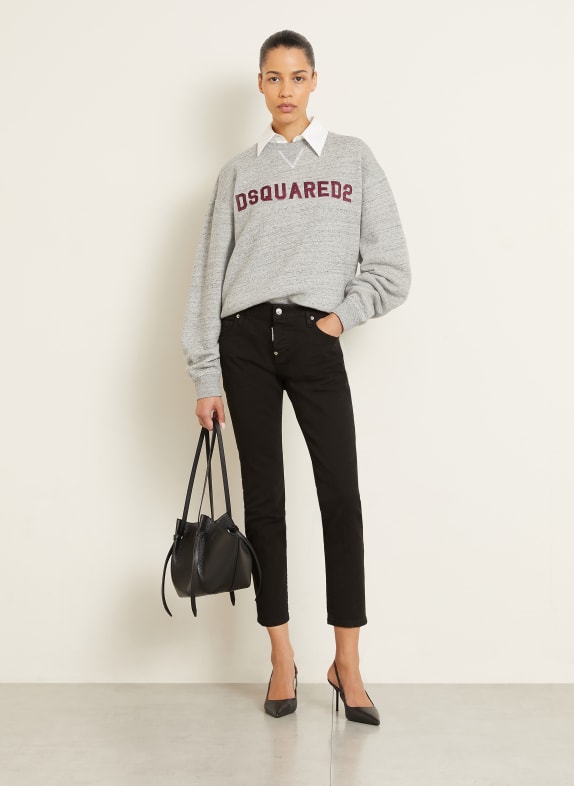 DSQUARED2 Cropped jeans TEDDY 900 BLACK