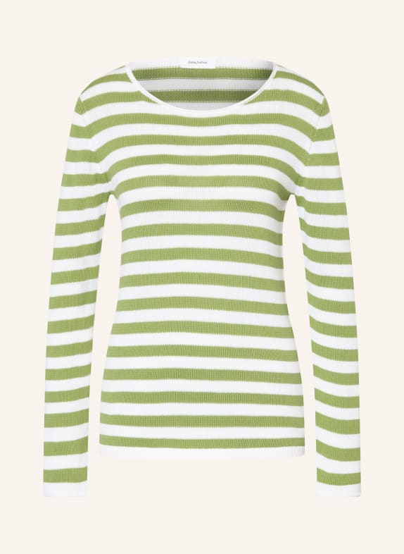 darling harbour Pullover white / sage