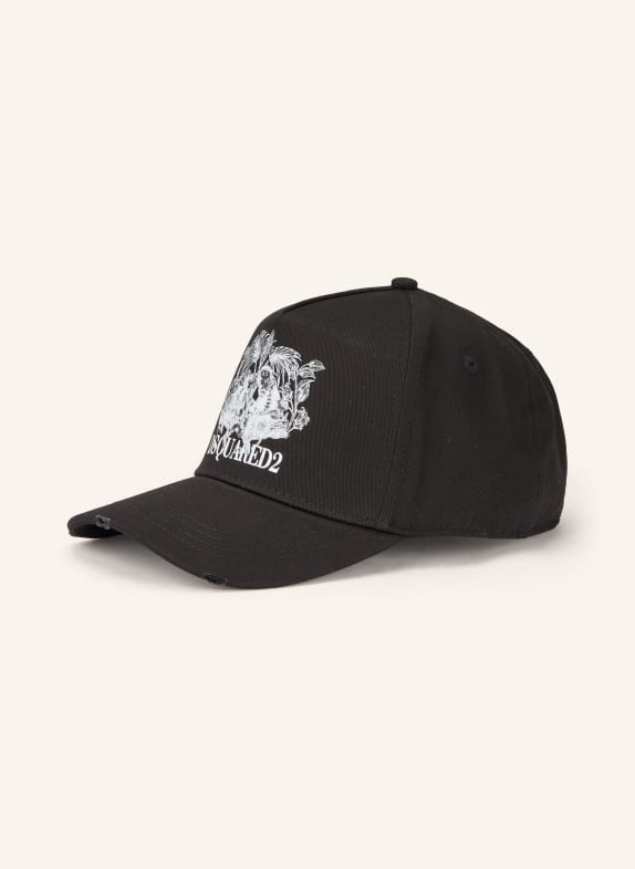 DSQUARED2 cap BLACK / WHITE