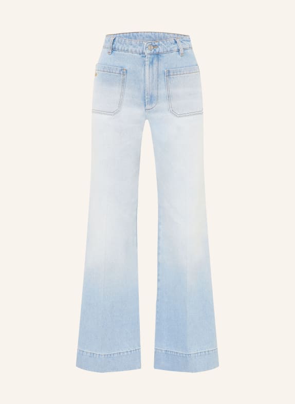 VICTORIA BECKHAM Wide Leg Jeans ALINA HELLBLAU